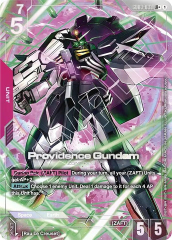 Image for Providence Gundam (LR+) (GD03-033) [Steel Requiem] - Gundam Card Game