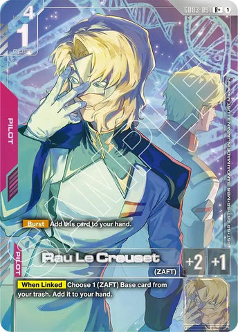 Image for Rau Le Creuset (R+) (GD03-091) [Steel Requiem] - Gundam Card Game