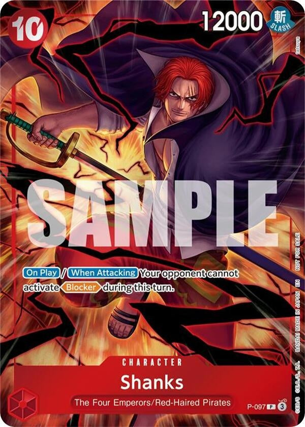 Image for Shanks (Event Pack Vol. 8) (P-097) [One Piece Promotion Cards] - One Piece Card Game
