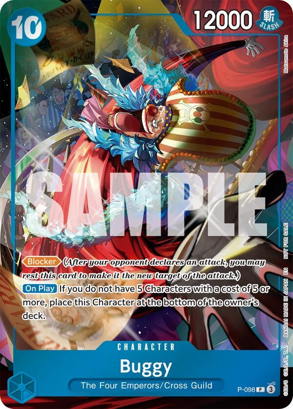 Image for Buggy (Event Pack Vol. 8) (P-098) [One Piece Promotion Cards] - One Piece Card Game