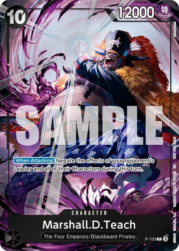 Image for Marshall.D.Teach (Event Pack Vol. 8) (P-100) [One Piece Promotion Cards] - One Piece Card Game