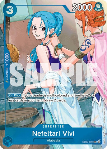 Image for Nefeltari Vivi - EB02-026 (EB02-026) [Extra Booster: One Piece Heroines Edition] - One Piece Card Game