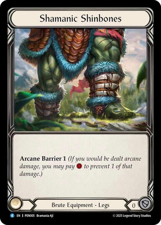 Image for Shamanic Shinbones (PEN005) [Compendium of Rathe] - Flesh and Blood TCG