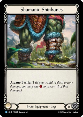 Image for Shamanic Shinbones (PEN005) [Compendium of Rathe] - Flesh and Blood TCG