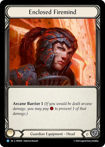 Image for Enclosed Firemind (PEN016) [Compendium of Rathe] - Flesh and Blood TCG