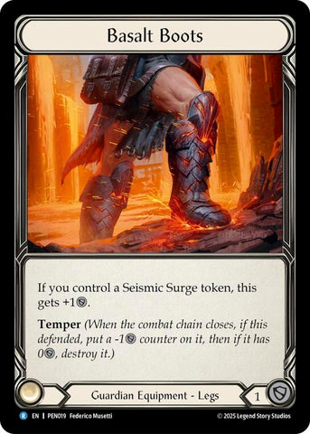 Image for Basalt Boots (PEN019) [Compendium of Rathe] - Flesh and Blood TCG