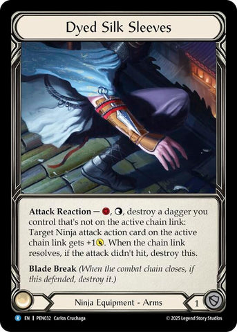 Image for Dyed Silk Sleeves (PEN032) [Compendium of Rathe] - Flesh and Blood TCG