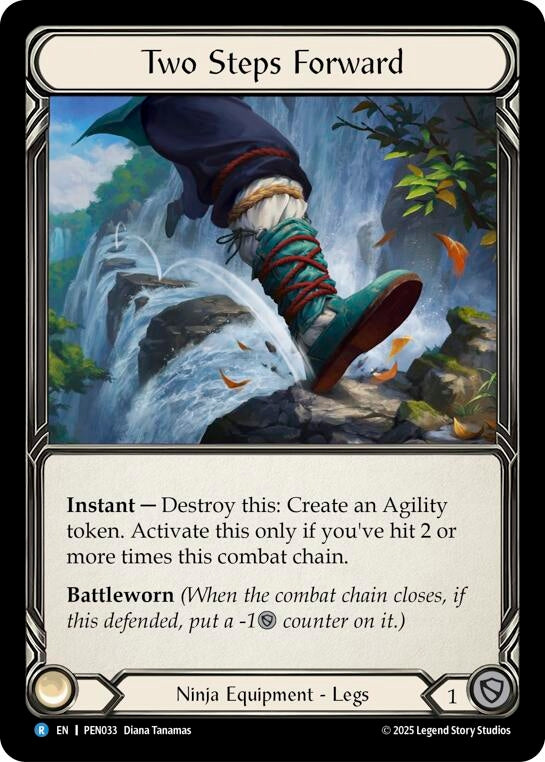 Image for Two Steps Forward (PEN033) [Compendium of Rathe] - Flesh and Blood TCG