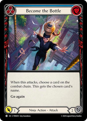 Image for Become The Bottle (Blue) (PEN039) [Compendium of Rathe] - Flesh and Blood TCG