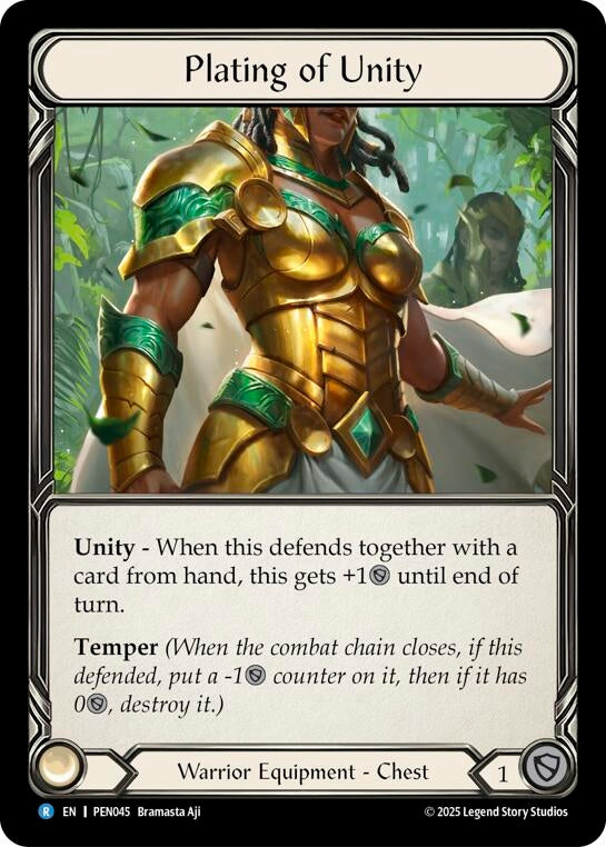 Image for Plating Of Unity (PEN045) [Compendium of Rathe] - Flesh and Blood TCG