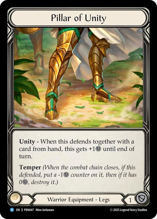 Image for Pillar Of Unity (PEN047) [Compendium of Rathe] - Flesh and Blood TCG