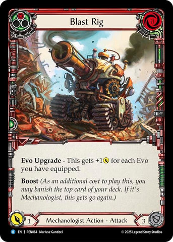 Image for Blast Rig (Red) (PEN064) [Compendium of Rathe] - Flesh and Blood TCG