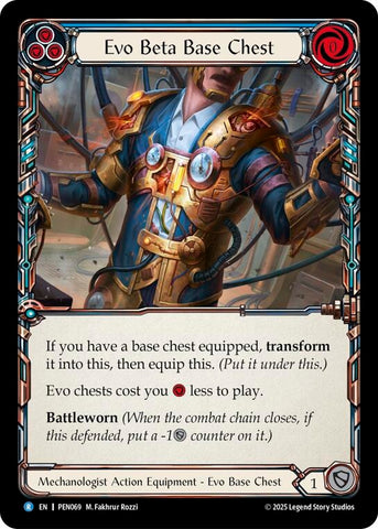 Image for Evo Beta Base Chest (Blue) (PEN069) [Compendium of Rathe] - Flesh and Blood TCG