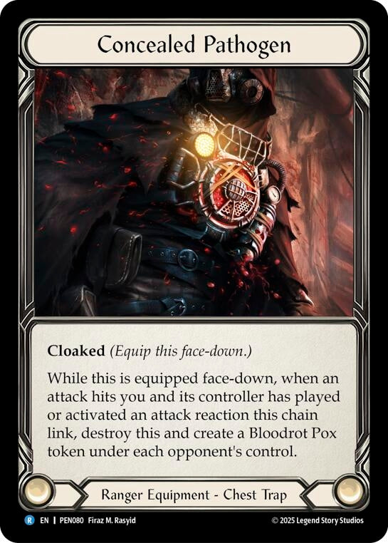 Image for Concealed Pathogen (PEN080) [Compendium of Rathe] - Flesh and Blood TCG