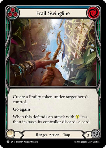Image for Frail Swingline (Blue) (PEN087) [Compendium of Rathe] - Flesh and Blood TCG
