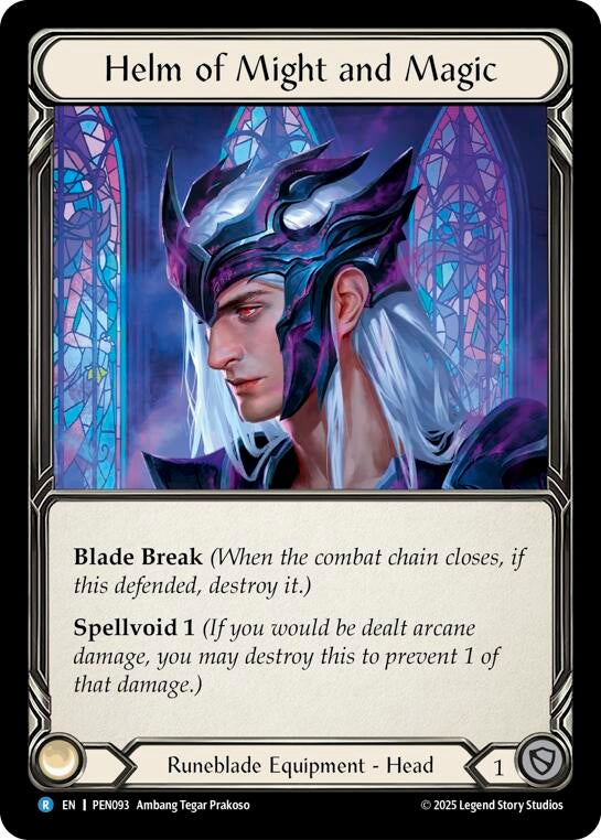 Image for Helm Of Might And Magic (PEN093) [Compendium of Rathe] - Flesh and Blood TCG