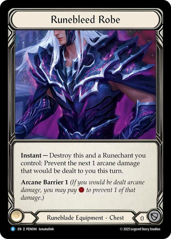 Image for Runebleed Robe (PEN094) [Compendium of Rathe] - Flesh and Blood TCG