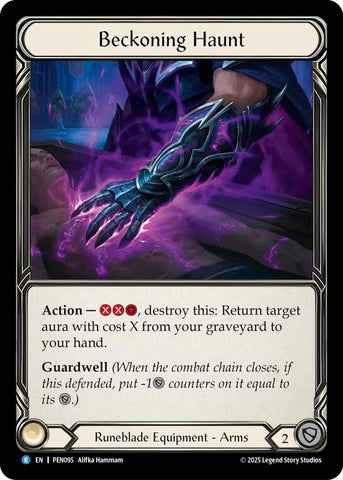 Image for Beckoning Haunt (PEN095) [Compendium of Rathe] - Flesh and Blood TCG