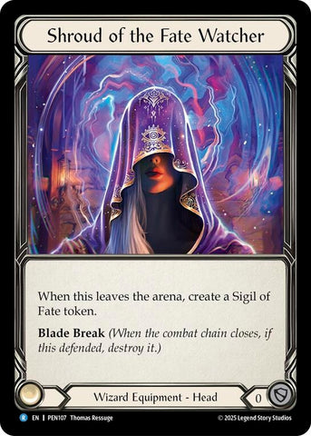 Image for Shroud Of The Fate Watcher (PEN107) [Compendium of Rathe] - Flesh and Blood TCG