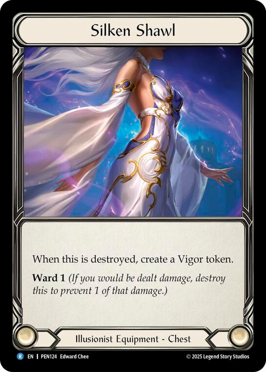 Image for Silken Shawl (PEN124) [Compendium of Rathe] - Flesh and Blood TCG