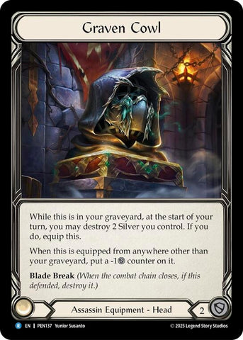 Image for Graven Cowl (PEN137) [Compendium of Rathe] - Flesh and Blood TCG