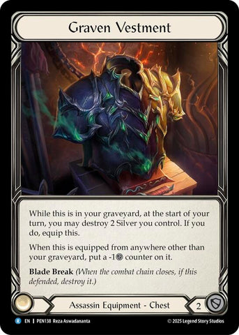 Image for Graven Vestment (PEN138) [Compendium of Rathe] - Flesh and Blood TCG