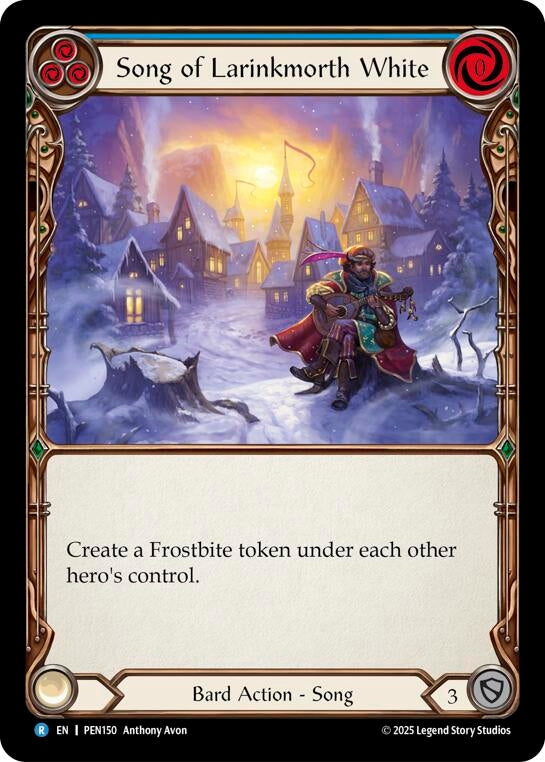 Image for Song Of Larinkmorth White (Blue) (PEN150) [Compendium of Rathe] - Flesh and Blood TCG