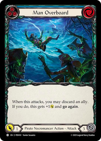 Image for Man Overboard (Blue) (PEN161) [Compendium of Rathe] - Flesh and Blood TCG