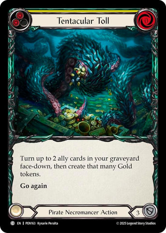 Image for Tentacular Toll (Yellow) (PEN163) [Compendium of Rathe] - Flesh and Blood TCG