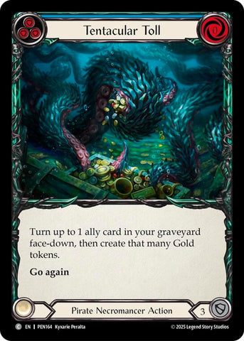 Image for Tentacular Toll (Blue) (PEN164) [Compendium of Rathe] - Flesh and Blood TCG