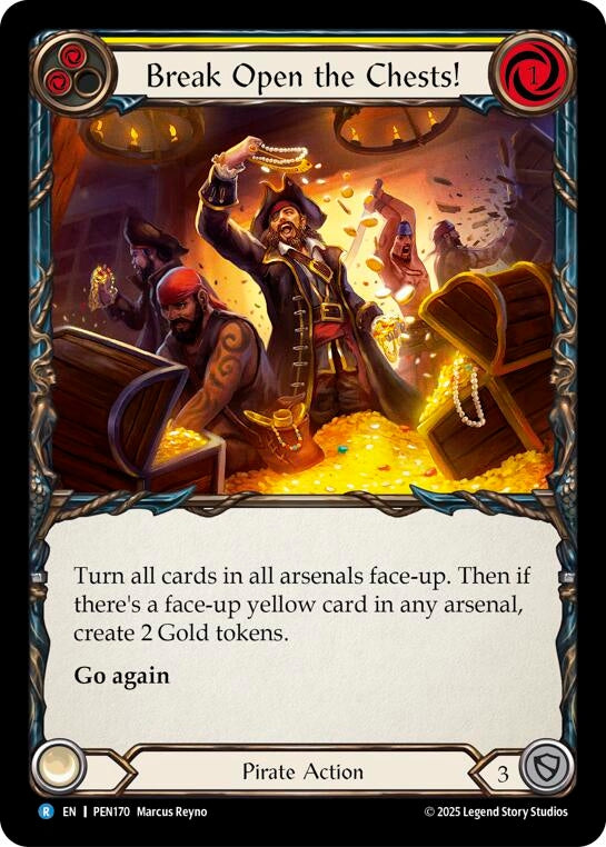 Image for Break Open The Chests (Yellow) (PEN170) [Compendium of Rathe] - Flesh and Blood TCG
