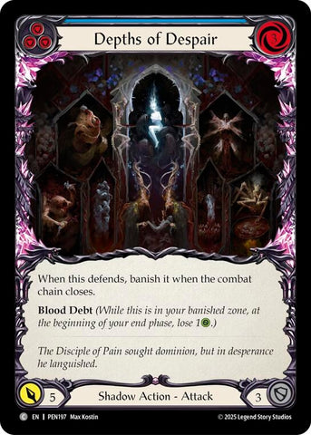 Image for Depths Of Despair (Blue) (PEN197) [Compendium of Rathe] - Flesh and Blood TCG