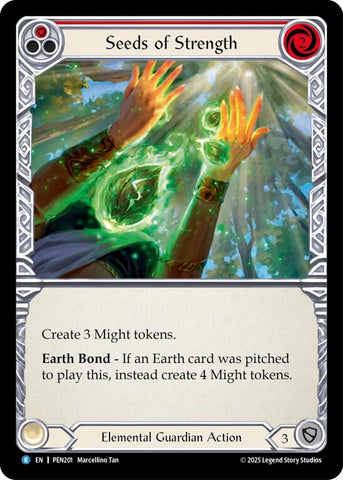 Image for Seeds Of Strength (Red) (PEN201) [Compendium of Rathe] - Flesh and Blood TCG