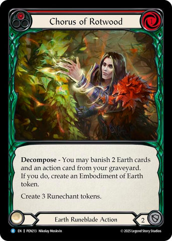 Chorus Of Rotwood (Red) (PEN213) [Compendium of Rathe]