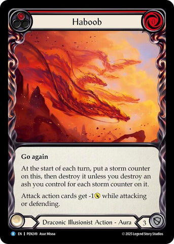 Image for Haboob (Red) (PEN249) [Compendium of Rathe] - Flesh and Blood TCG