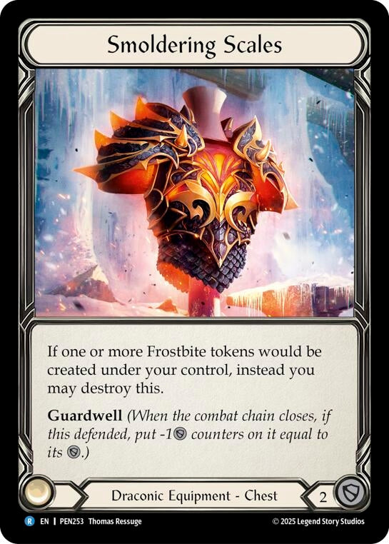 Image for Smoldering Scales (PEN253) [Compendium of Rathe] - Flesh and Blood TCG