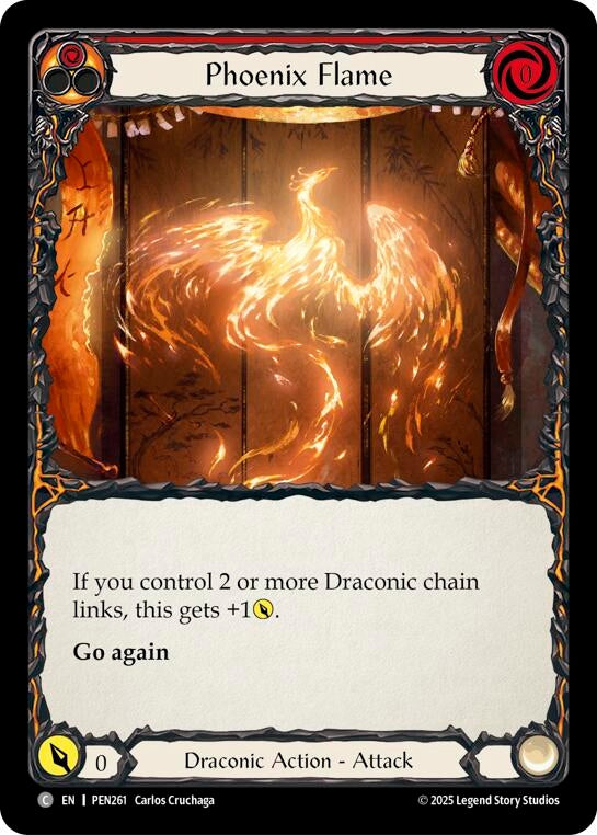 Image for Phoenix Flame (Red) (PEN261) [Compendium of Rathe] - Flesh and Blood TCG