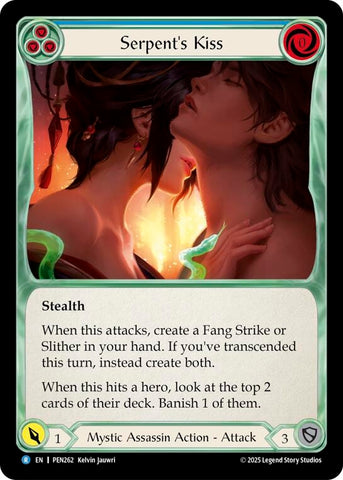 Image for Serpents Kiss (Blue) (PEN262) [Compendium of Rathe] - Flesh and Blood TCG