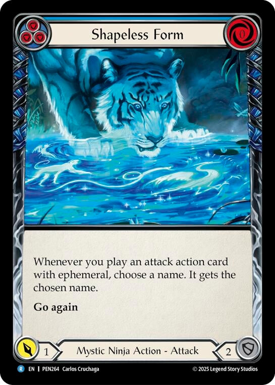 Image for Shapeless Form (Blue) (PEN264) [Compendium of Rathe] - Flesh and Blood TCG