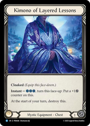 Image for Kimono Of Layered Lessons (PEN266) [Compendium of Rathe] - Flesh and Blood TCG