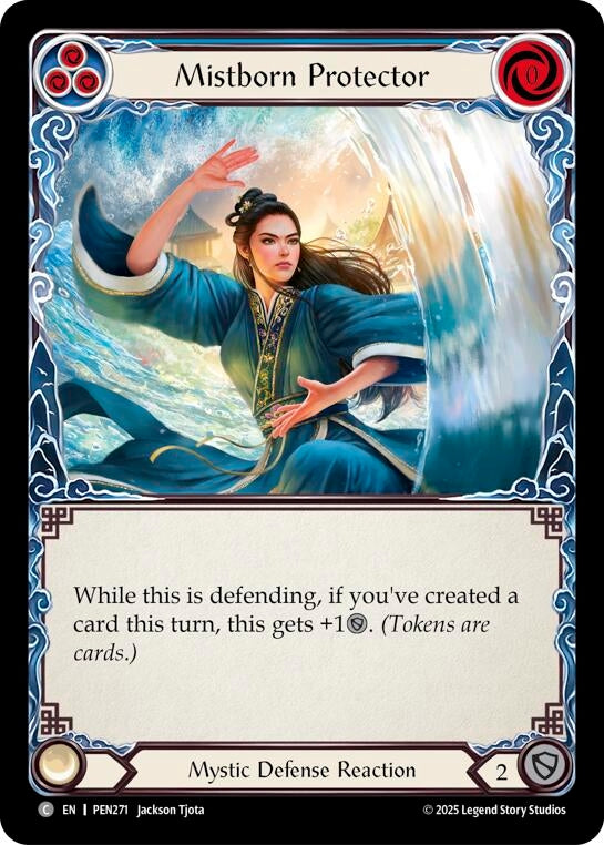 Image for Mistborn Protector (Blue) (PEN271) [Compendium of Rathe] - Flesh and Blood TCG