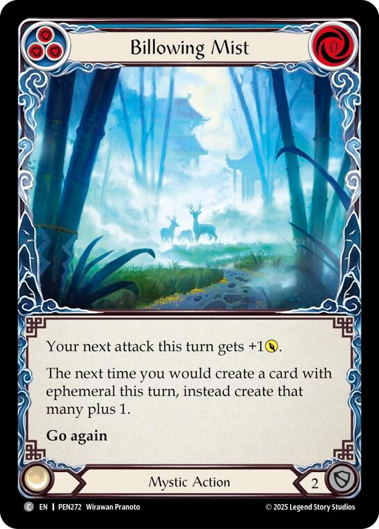 Image for Billowing Mist (Blue) (PEN272) [Compendium of Rathe] - Flesh and Blood TCG