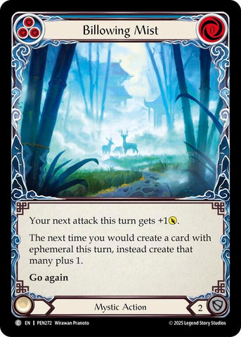 Image for Billowing Mist (Blue) (PEN272) [Compendium of Rathe] - Flesh and Blood TCG