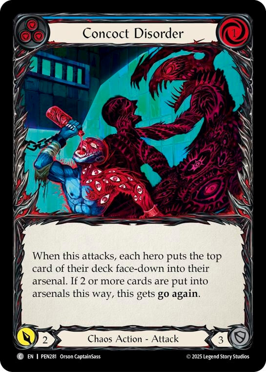 Image for Concoct Disorder (Blue) (PEN281) [Compendium of Rathe] - Flesh and Blood TCG