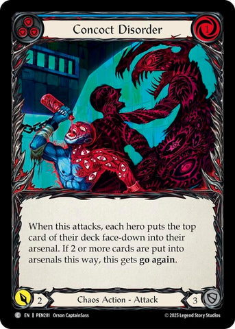 Image for Concoct Disorder (Blue) (PEN281) [Compendium of Rathe] - Flesh and Blood TCG