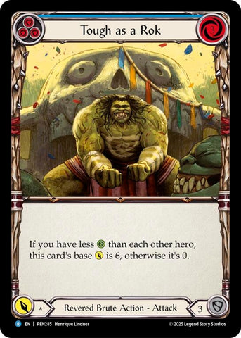 Image for Tough As A Rok (Blue) (PEN285) [Compendium of Rathe] - Flesh and Blood TCG
