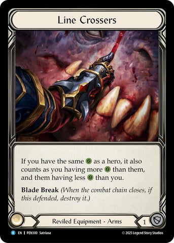 Image for Line Crossers (PEN300) [Compendium of Rathe] - Flesh and Blood TCG