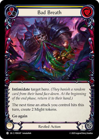 Image for Bad Breath (Yellow) (PEN307) [Compendium of Rathe] - Flesh and Blood TCG
