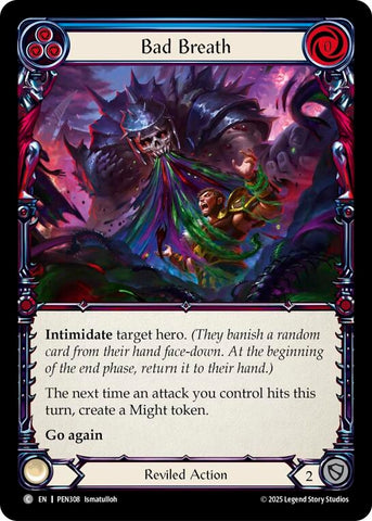 Image for Bad Breath (Blue) (PEN308) [Compendium of Rathe] - Flesh and Blood TCG