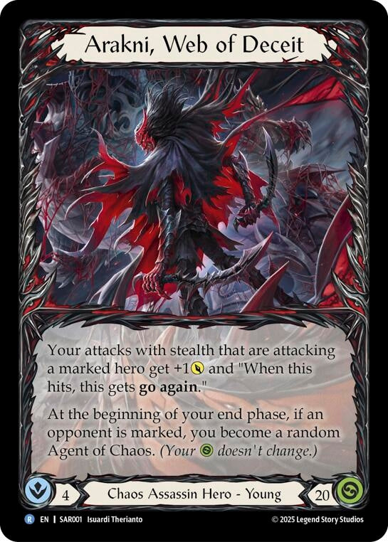Image for Arakni, Web of Deceit (Extended Art) (SAR001) [Silver Age Chapter 2] - Flesh and Blood TCG